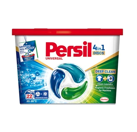Detergent de rufe capsule Persil Power Caps Deep Clean Universal 22 buc